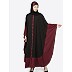 Front open Dubai kaftan abaya